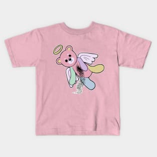 Bug Infested Teddy Bear Angel Kids T-Shirt